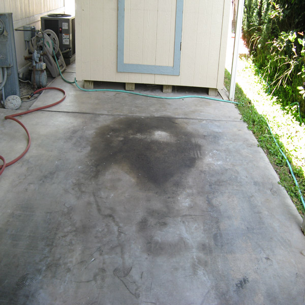 Driveway Cleaning Oil Removal